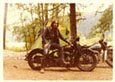 Jeff with bikes 1978