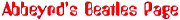 Abbeyrd's Beatles Page logo