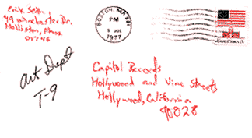 Capitol letter envelope