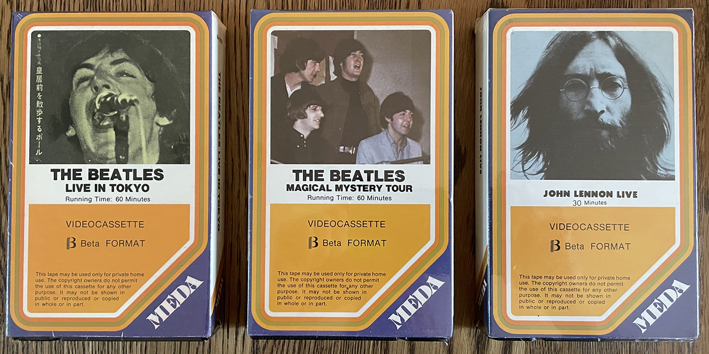 First Beatles videotapes - 1978