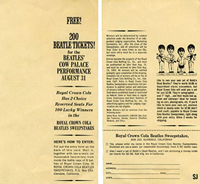 Royal Crown ticket contest