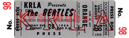 KRLA Press ticket