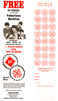 RC Cola ticket offer