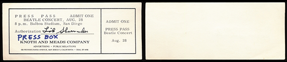 San Diego press pass