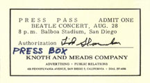 San Diego press pass