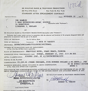 Sullivan 2/16/64 contract