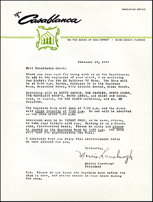 Casablanca Letter