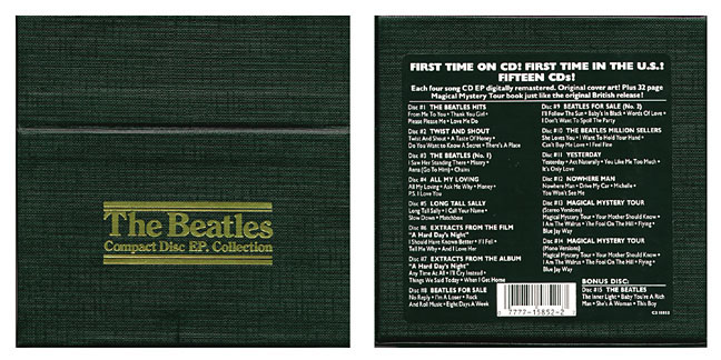 Beatles CD's - CD EP Box Set