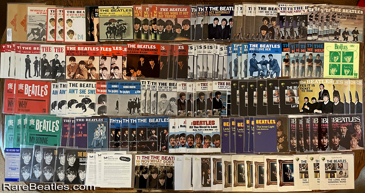 Beatles USA picture sleeves